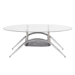 Mesa de Centro Oval Silver 60x110x45 cm