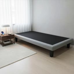 Base Cama 1 plaza Europea Gris