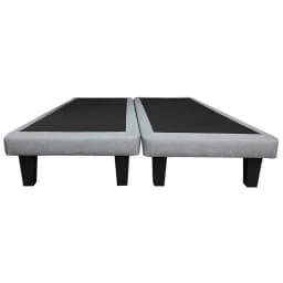 Base Cama 2 plazas Europea Forest Gris