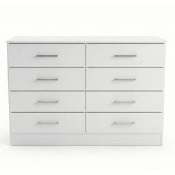 Comoda 8 Cajon(es) 117x76.2x40 cm Blanco