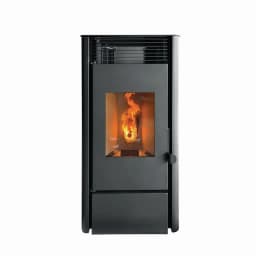 Estufa Pellet Backer Gris Oscuro