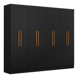 Closet 8 Puerta(s) 4 Cajon(es) 10 Repisa(s) 237x200x47 cm Negro