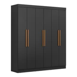 Closet 6 Puerta(s) 2 Cajon(es) 5 Repisa(s) 178x200x47 cm Negro