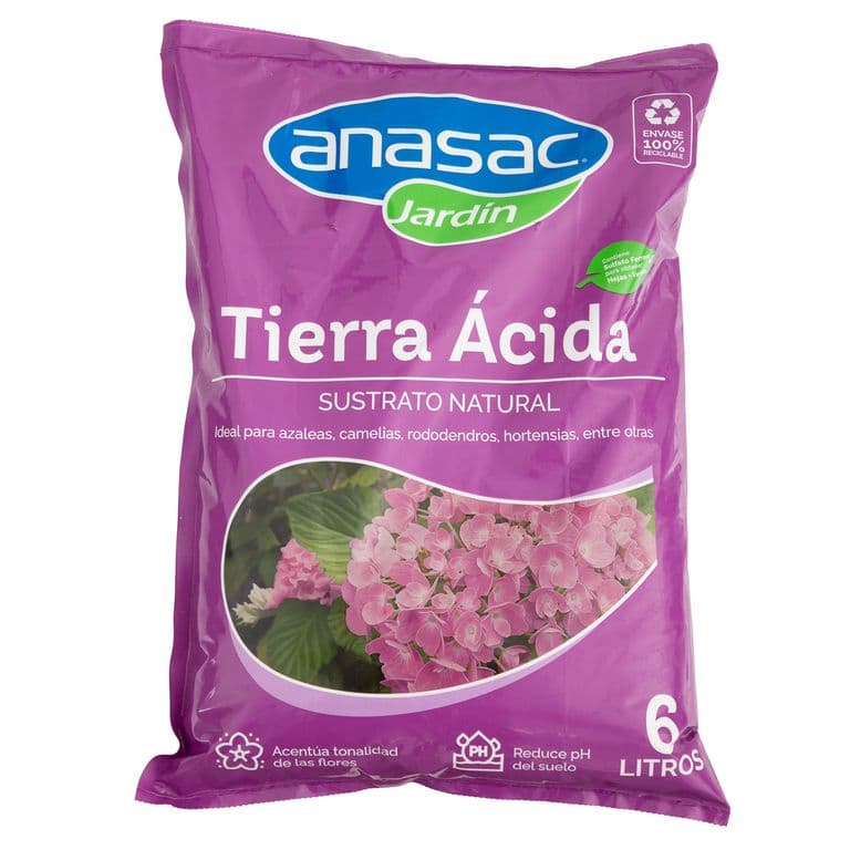 Tierra Acida para Jardin 6 litros saco