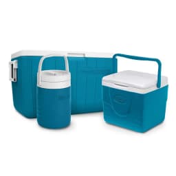 Combo Cooler 45 l + 8 l + jarro azul