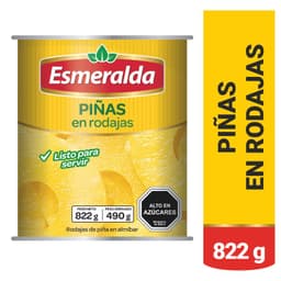 Pina en Rodajas Esmeralda 822 g