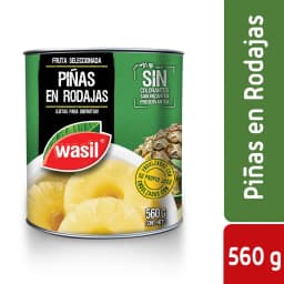 PINAS RODAJAS WASIL 560 GRS