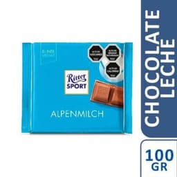 Chocolate de Leche Alpenmilch Ritter Sport 100 g
