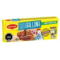 Caldo Sabor Gallina 88G 8 Tabletas