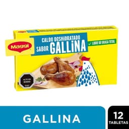 Caldo Maggi Sabor Gallina Caja 12 Un 12 GR
