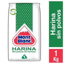 Harina de Trigo sin Polvo de Hornear Mont Blanc 1 Kg