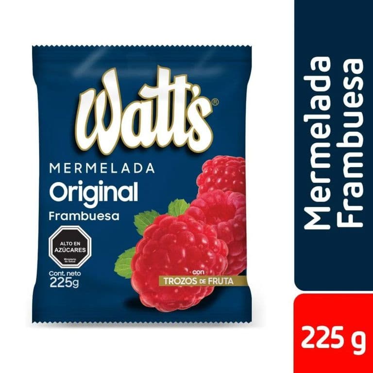 Mermelada Frambuesa Watts 225 g