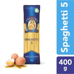 FIDEO SPAGHETTI 5 HUEVO 400 GRS. T