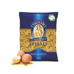 FIDEO ESPIRALI AL HUEVO 56  400 GRS. T