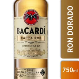Ron Bacardi Carta de Oro 40o Gl 750 ML
