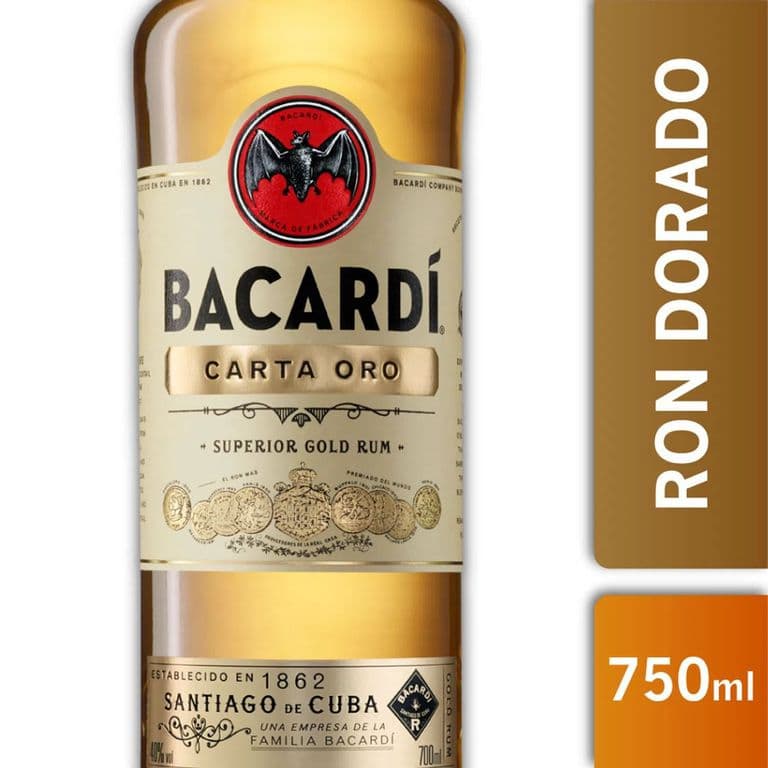 Ron Bacardi Carta de Oro 40o Gl 750 ML