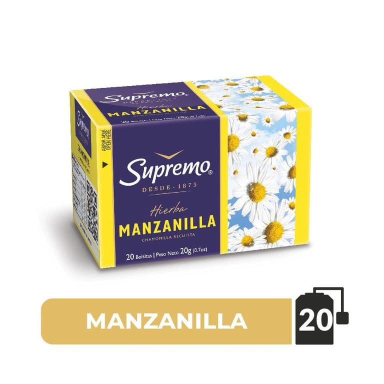 Hierba Manzanilla Supremo 20 GR