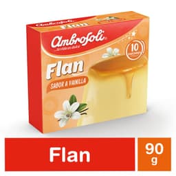 Flan Sabor Vainilla Ambrosoli 90 g