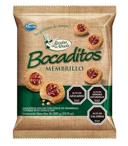 Galletitas Dulces Bocaditos Membrillo 300 GR
