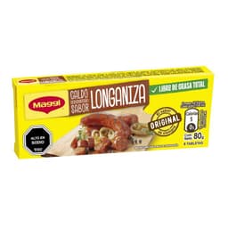CALDO MAGGI LONGANIZA 4X10 GR. 12012746 80 GR