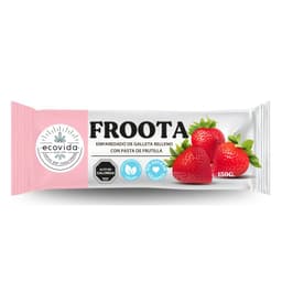 Galleta Emparedado Relleno Frutilla Sin Azucar Ecovida 150 g