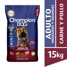 Alimento para Perro Adulto Sabor Carne y Pollo Champion Dog 15 Kg