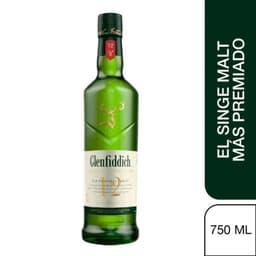 Whisky Glenfiddich Pure Malt 40 750 cc 750 ML