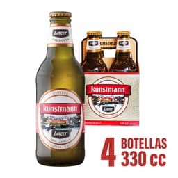 Pack Cerveza Lager Kunstmann 4x330 cc 4 X 330 ML
