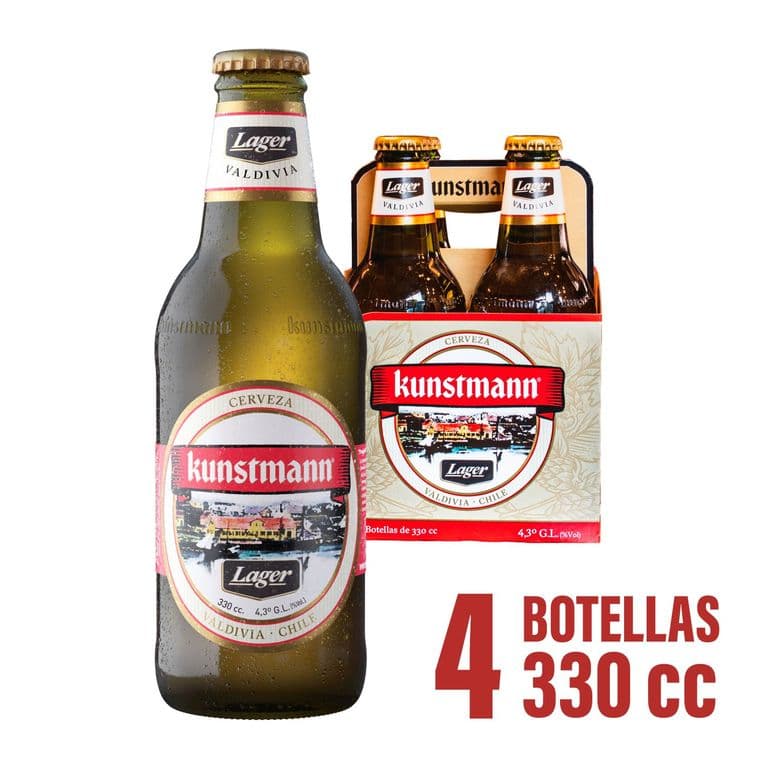 Pack Cerveza Lager Kunstmann 4x330 cc 4 X 330 ML