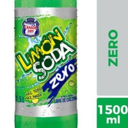 Bebida Limon Soda Zero Desechable 1.5 L 1.5 LT