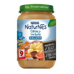 Colado Naturnes Carne y Verduras Nestle 215 g