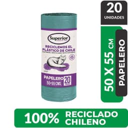 Bolsa de Basura Superior Chica 50 x 55 cms 20 UN