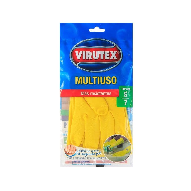 Guantes Goma Multiuso Pequeno 1 UN