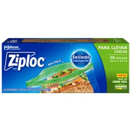 Bolsas Chicas Ziploc para Llevar 50 Un