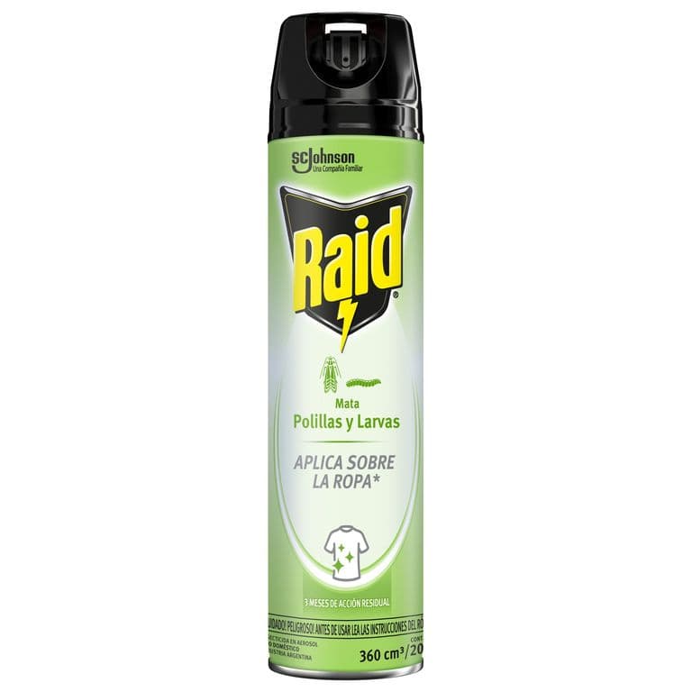 Insecticida Raid Mata Polillas 360 ml
