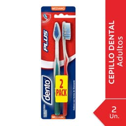 Cepillo de Dientes Dento Plus Mediano 2 Un