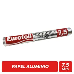 PAPEL ALUMINIO FOIL 7.5 M EUROFOIL. UN