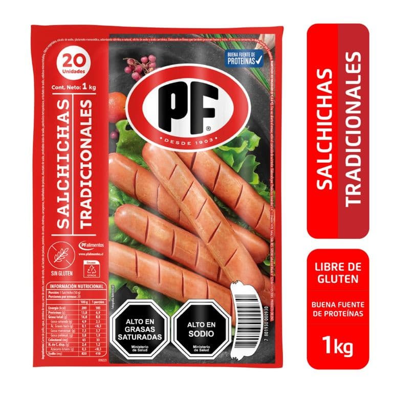 Salchicha Tradicional PF 20 Un