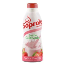 Leche Cultivada Sabor Frutilla Soprole 1 lt
