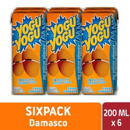 Pack Bebida Lactea Sabor Damasco Yogu Yogu 6 x 200 ml PACK 6 X 200 ML