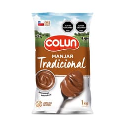 Manjar Tradicional Bolsa Colun 1 Kg