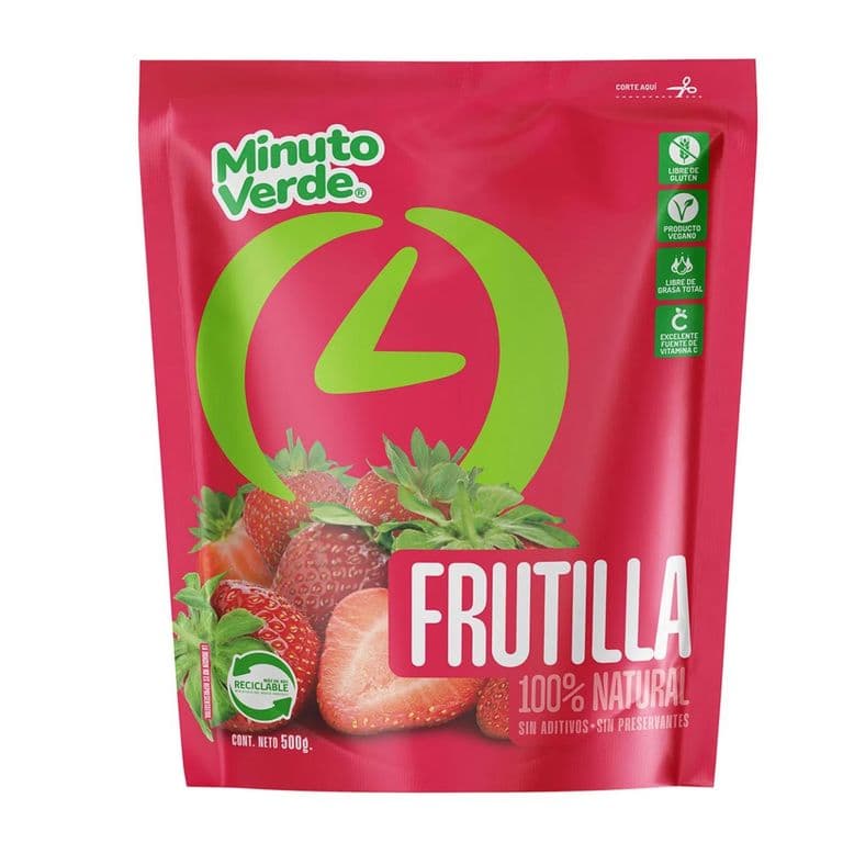 Frutilla Congelada Minuto Verde 500 gr