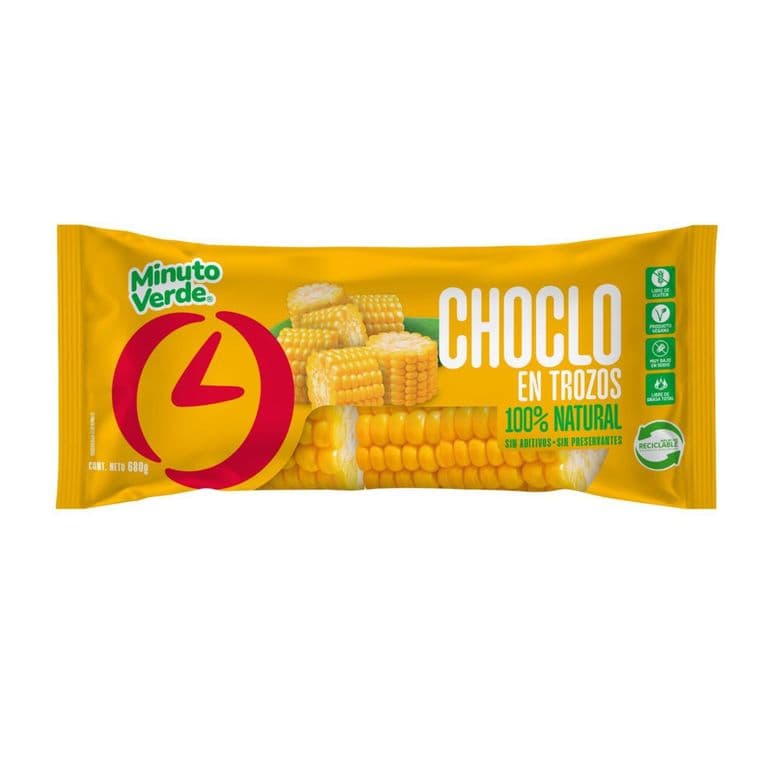 Choclo en Trozo Congelado  Minuto Verde 680 g