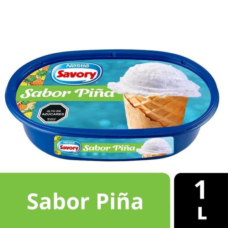 Helado Sabor Pina Cassata Savory 1 lt