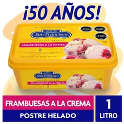 HELADO FRAMBUESA CREMA 1 LT..