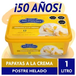 HELADO PAPAYAS CREMA 1 LT..
