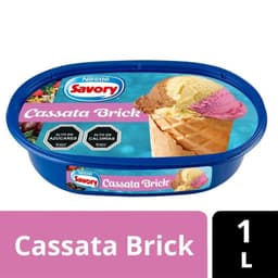 HELADO LITRO CASSATA BRICK. 1 LT