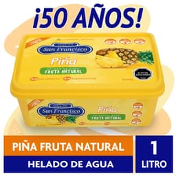 HELADO PINA AGUA 1 LT.