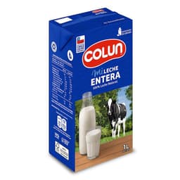 Leche Entera Natural Colun 1 L 1 LT