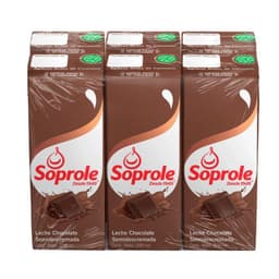 Pack Leche Semidescremada Chocolate Soprole 6 x 200 ml PACK 6 X 200 ML